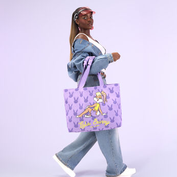 Looney Tunes Lola Bunny Oversized Canvas Tote Bag, Image 2